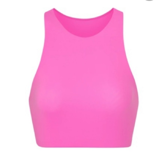 Skims NWT Neon Orchid High Neck Top - Picture 1 of 1